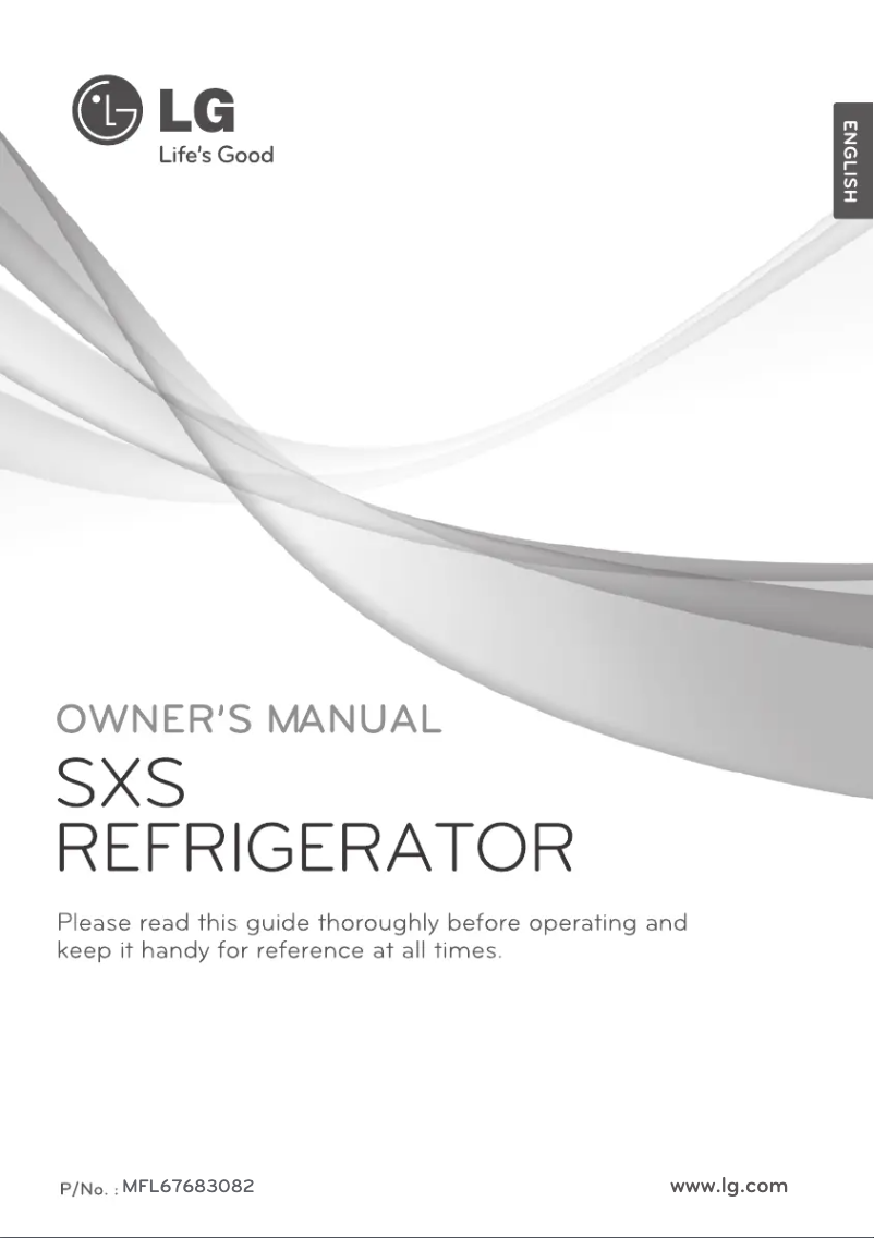 First page image of the manual for GSB325SWQV