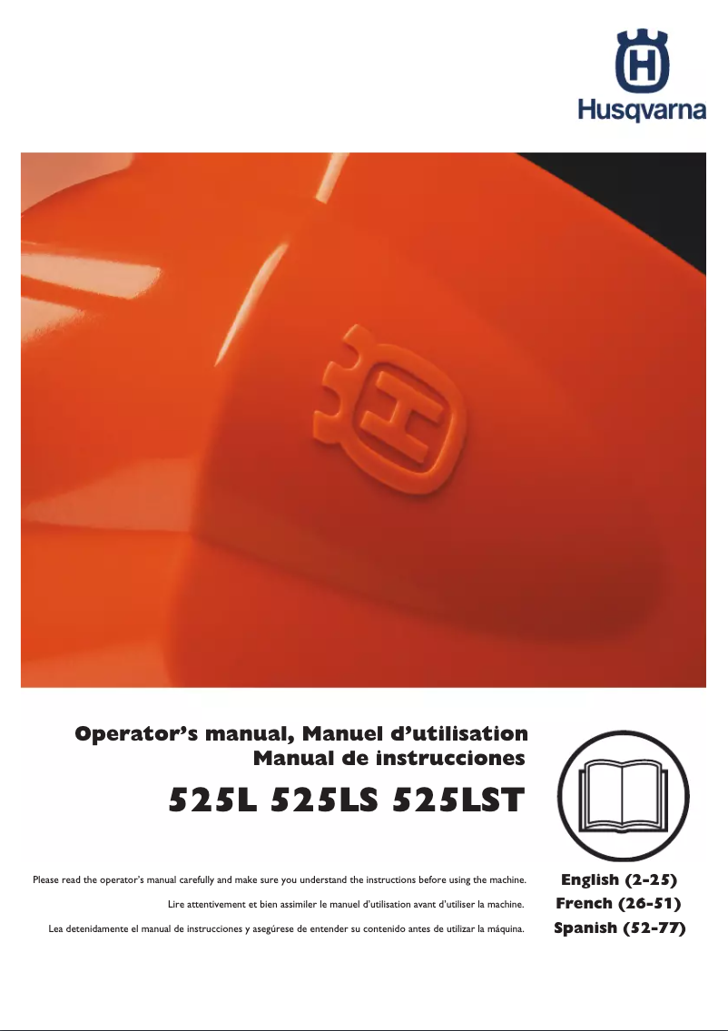 First page image of the manual for 525L