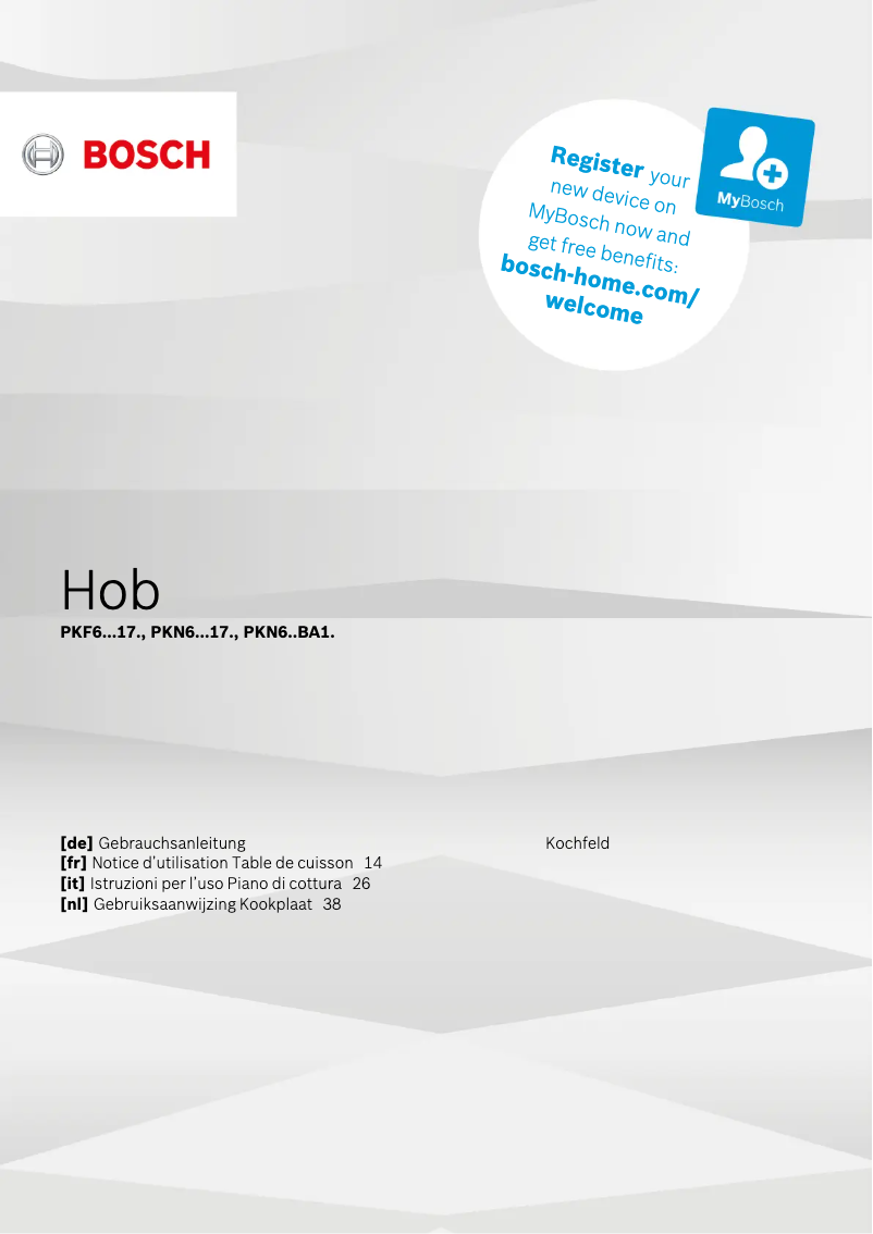 First page image of the manual for HBD231CR61