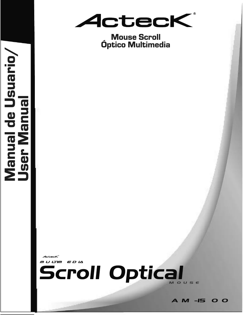 Page 1 of the manual User Manual Acteck AM-1500