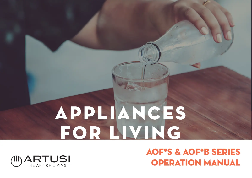 First page image of the manual for AOF2B