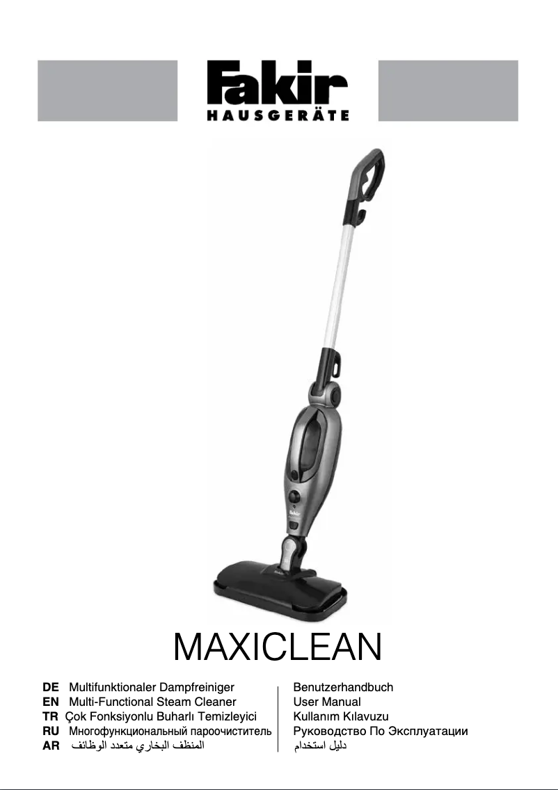 First page image of the manual for Maxi Clean