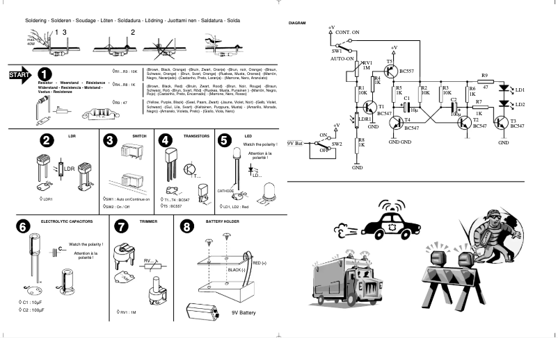Page 1 of the manual User Manual Velleman MK148