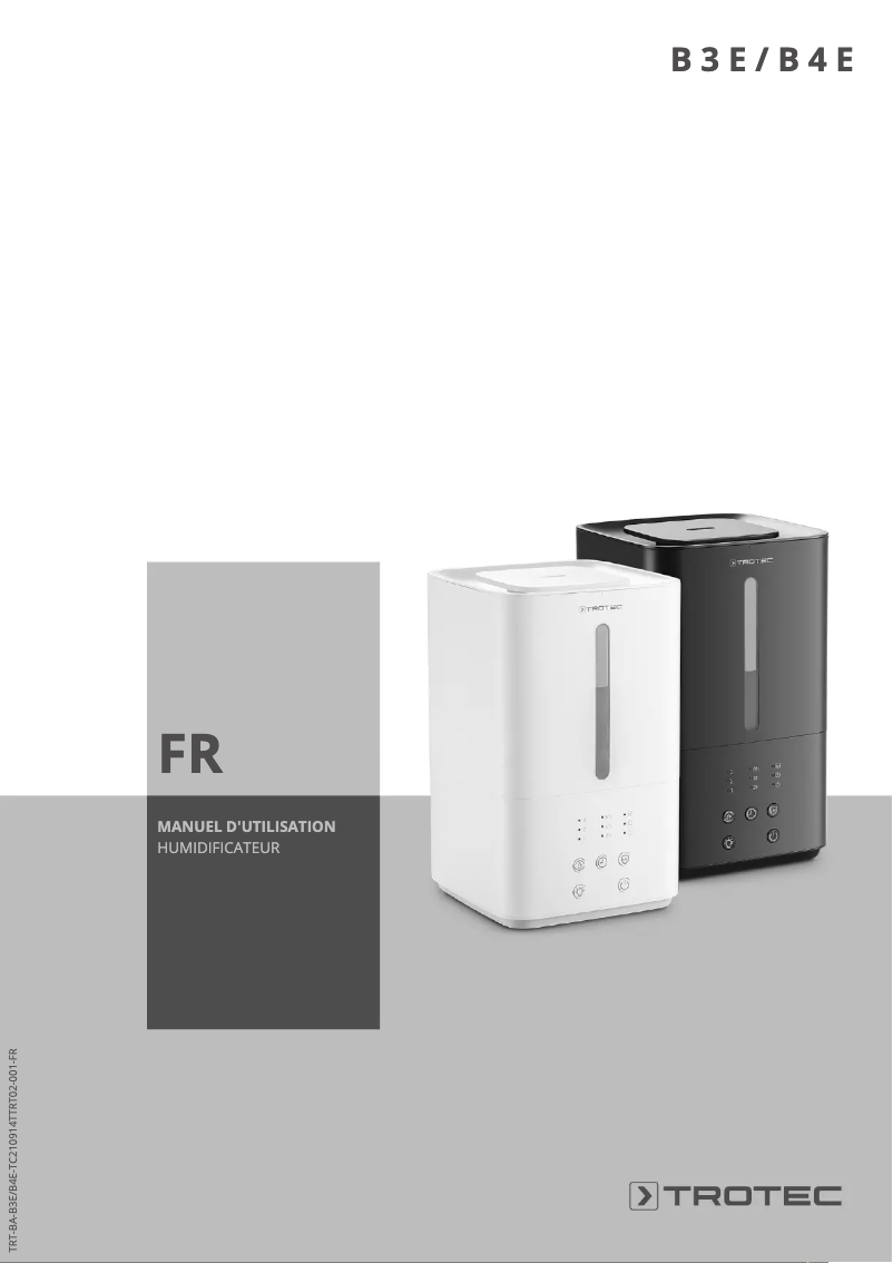 First page image of the manual for B 3 E