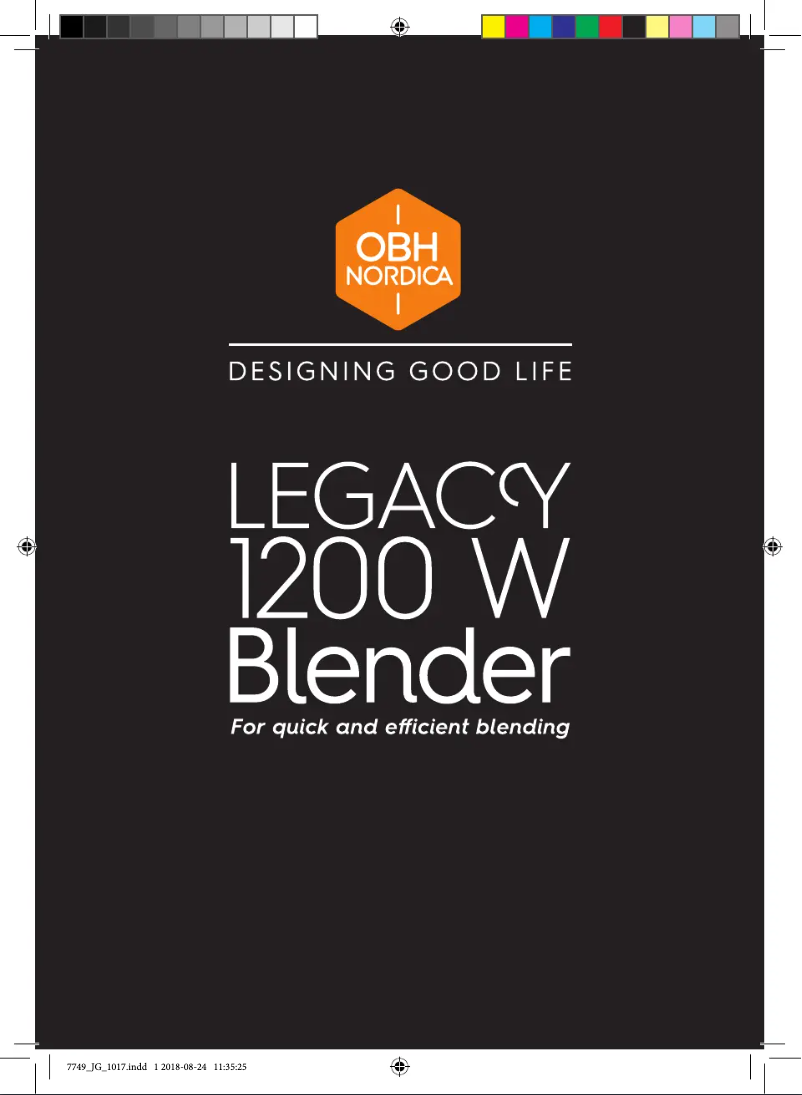 Page 1 of the manual User Manual OBH Nordica Legacy 7749