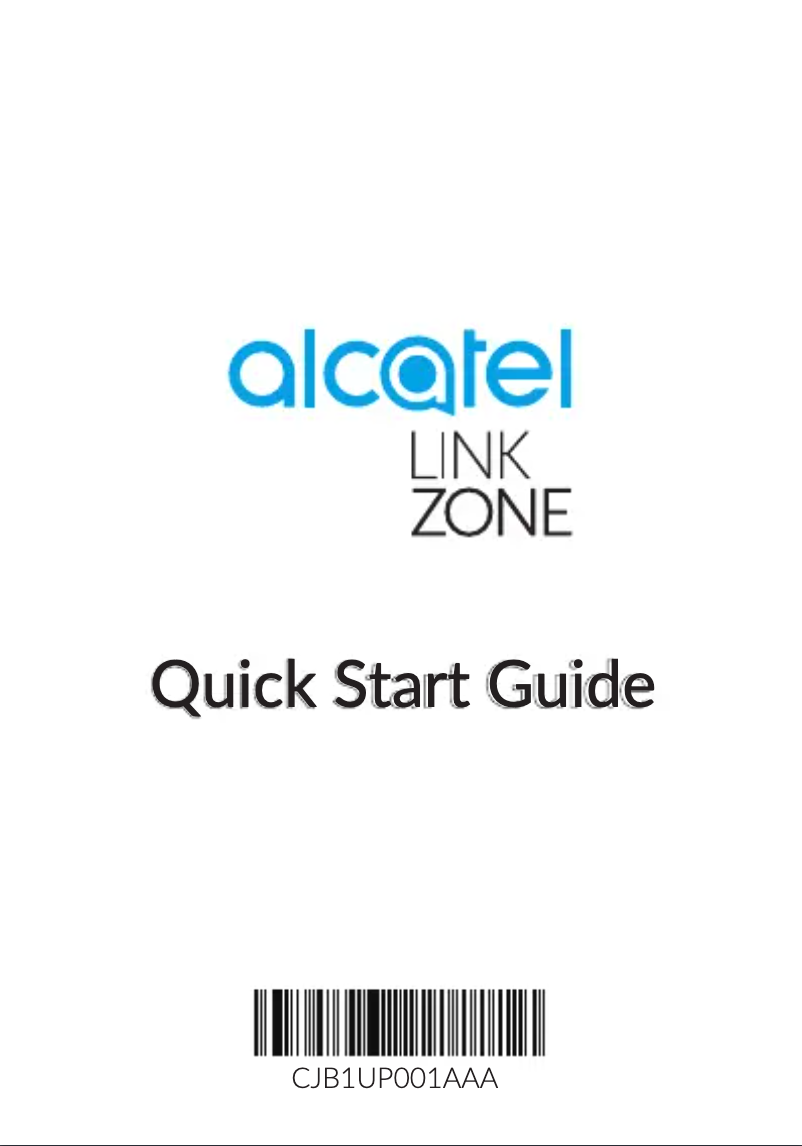 Page 1 of the manual Safety Instructions Alcatel LinkZone MW40V