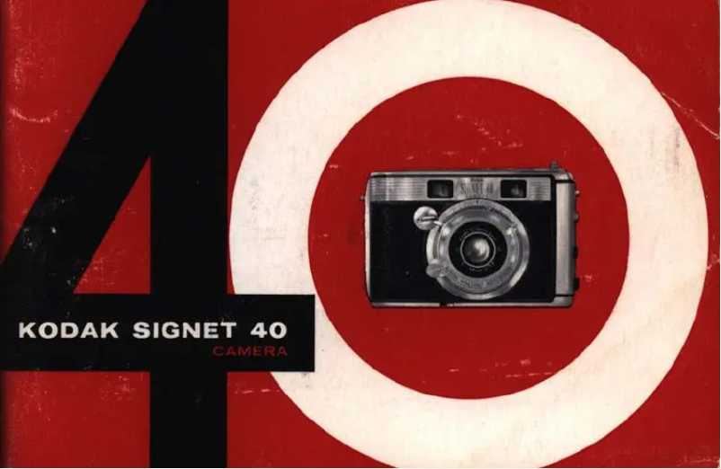 Page 1 of the manual User Manual Kodak Signet 40