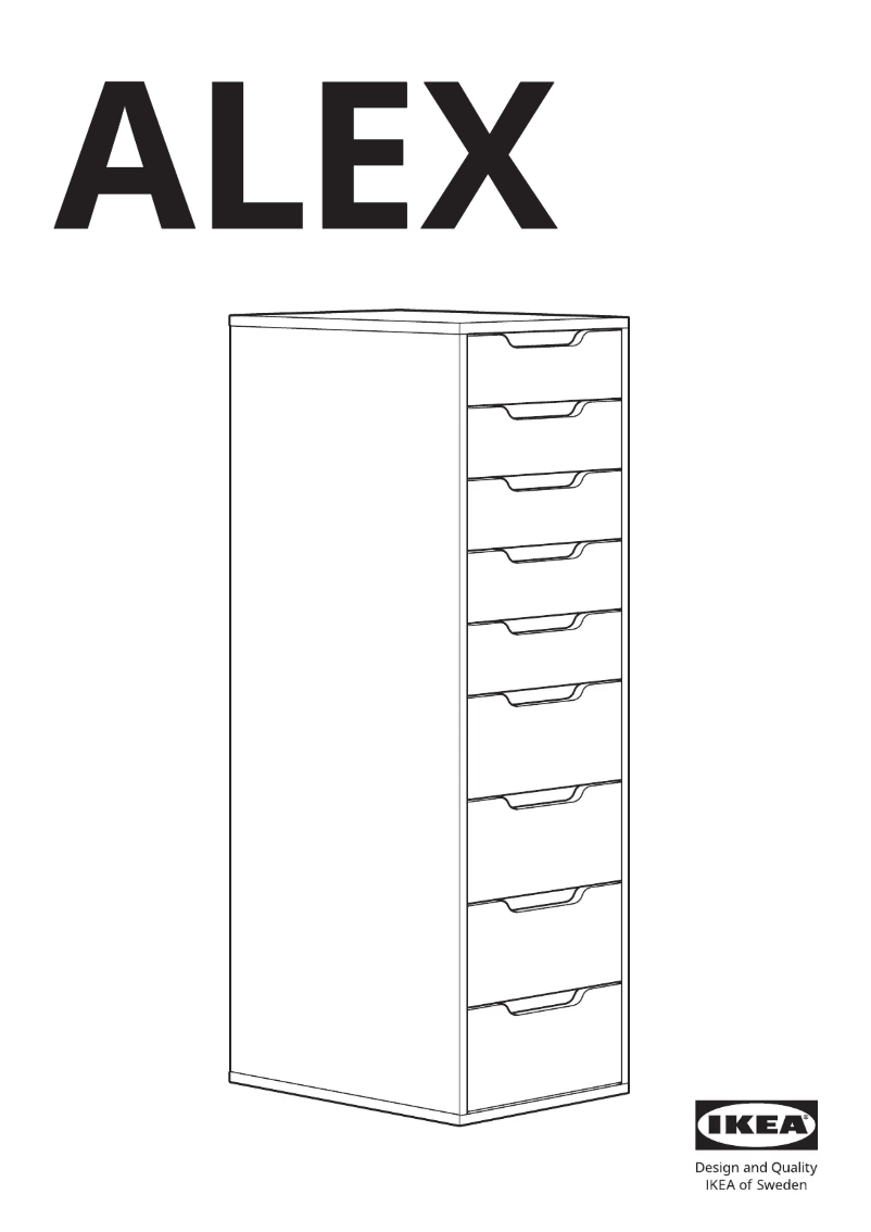 First page image of the manual for ALEX 604.735.34