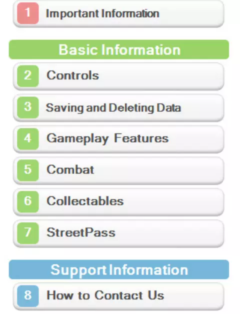 First page image of the manual for LEGO City Undercover: The Chase Begins (3DS)