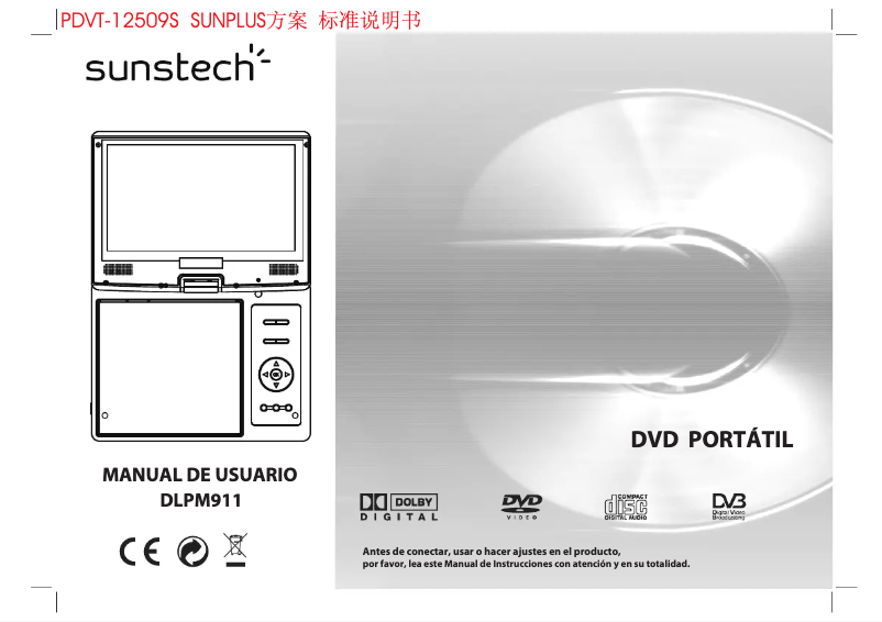 First page image of the manual for DLPM911
