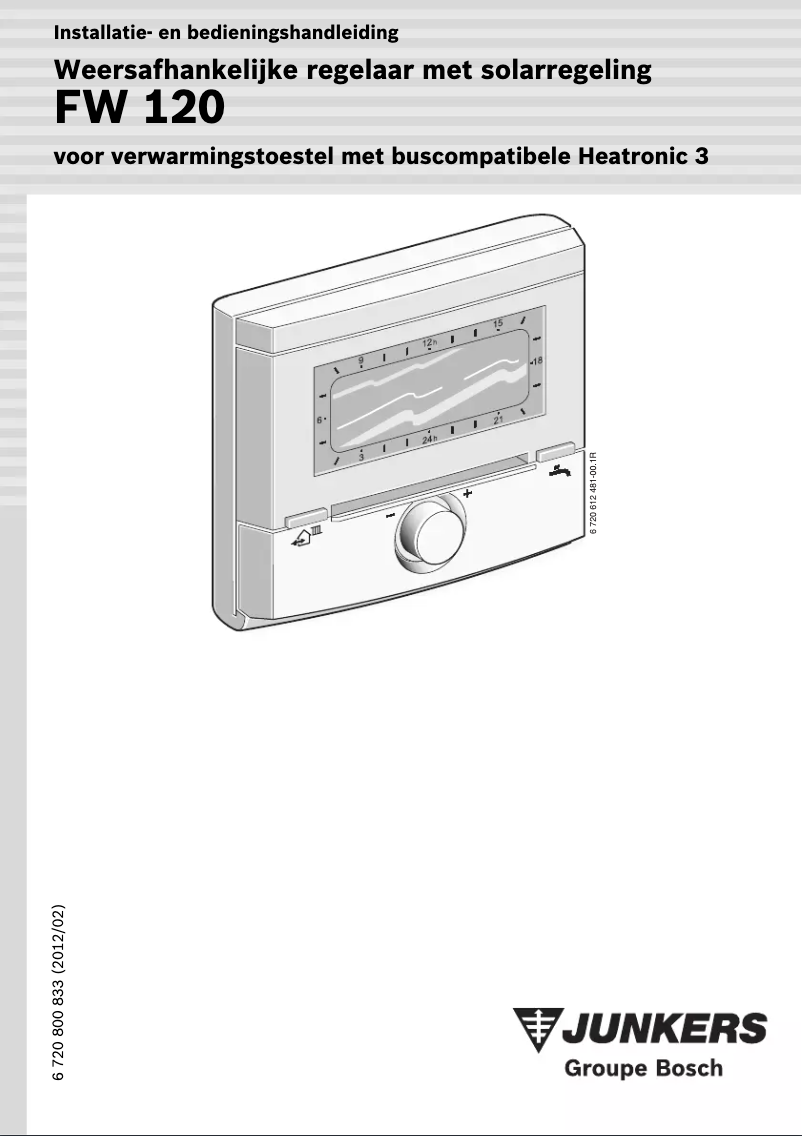 First page image of the manual for FW 120