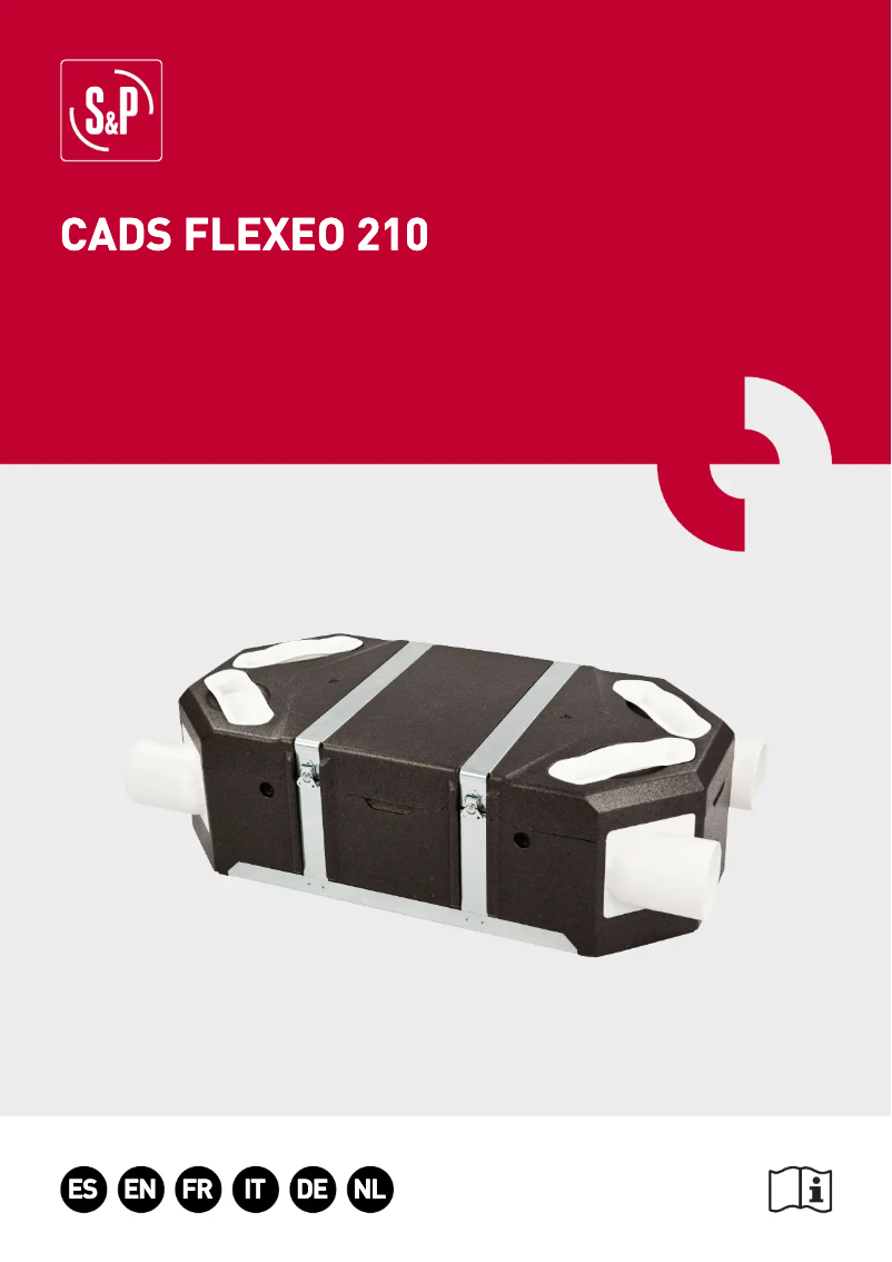 Page 1 of the manual User Manual Soler & Palau CADS FLEXEO 210