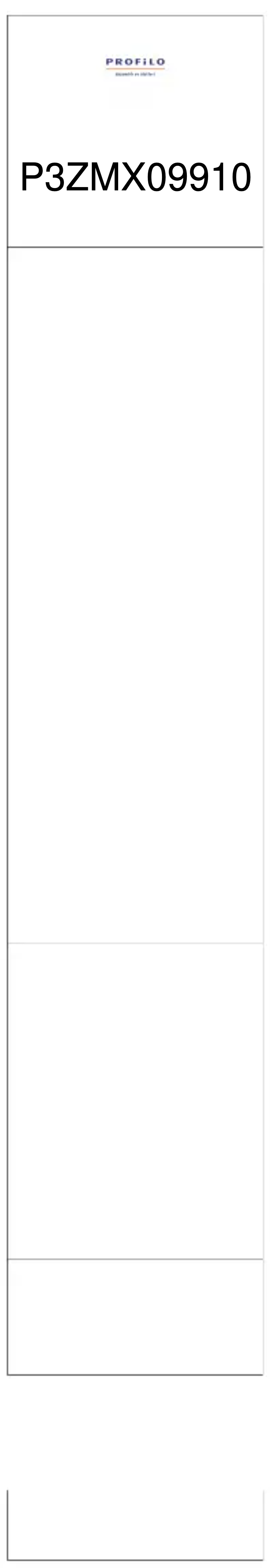 First page image of the manual for P3ZMX09910