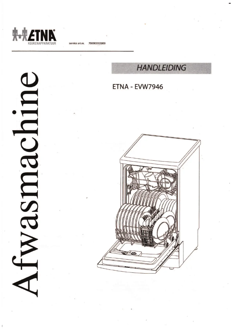 First page image of the manual for EVW7946