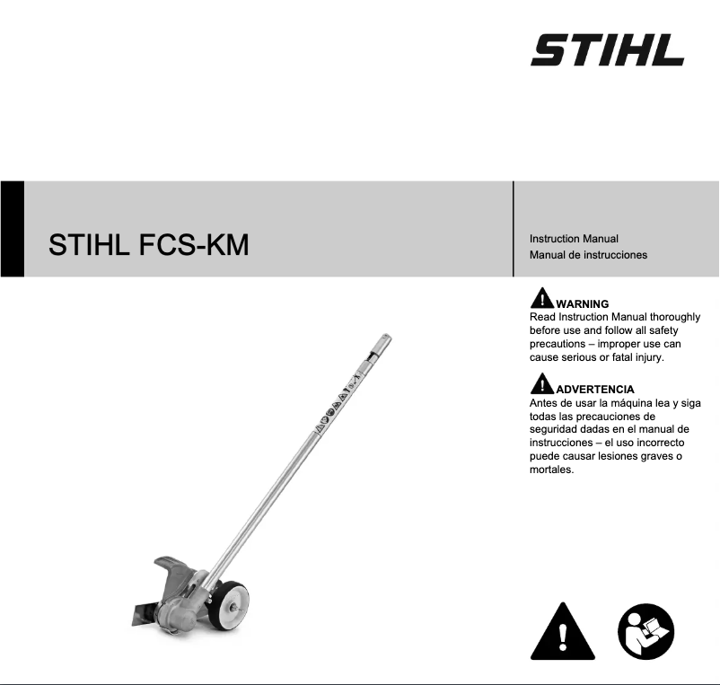 First page image of the manual for FCS KM