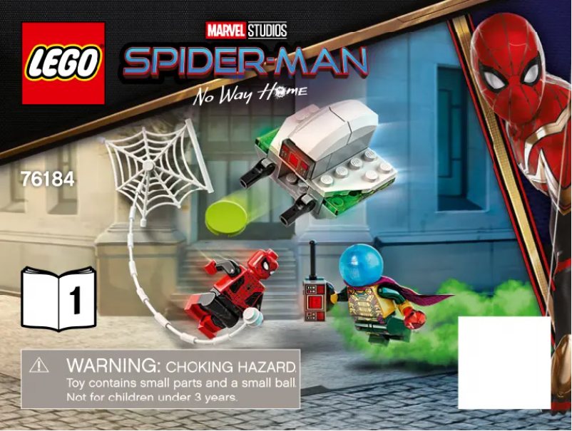 Page 1 of the manual Visual Instructions Lego Marvel Studios 76184