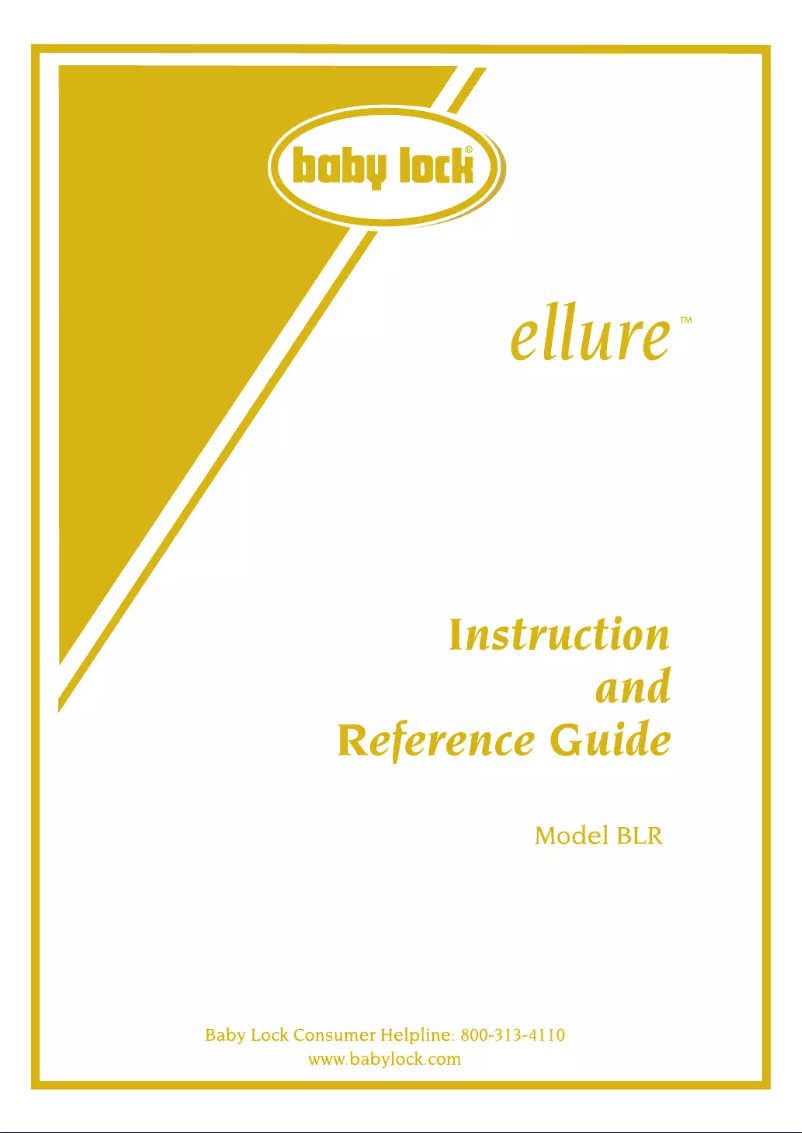 First page image of the manual for Ellure BLR