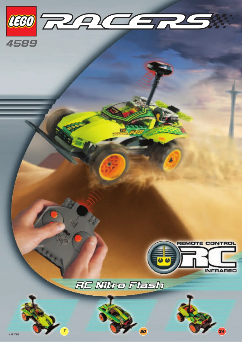 First page image of the manual for RC Nitro Flash