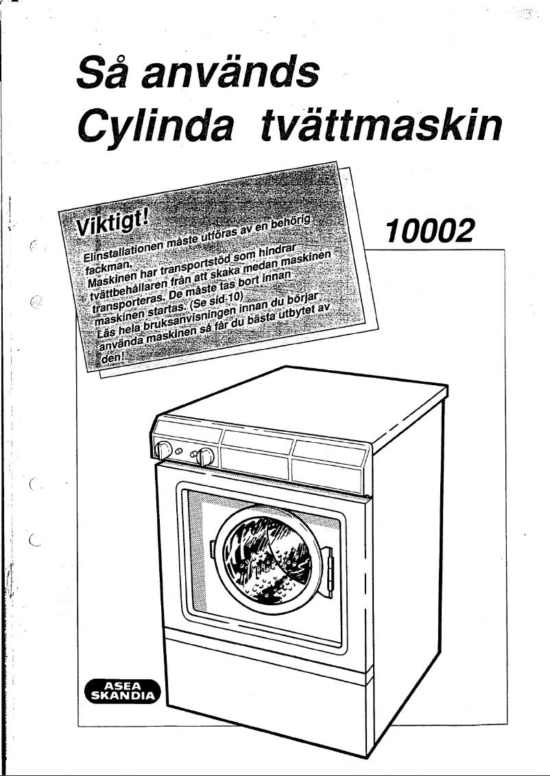 Page 1 of the manual User Manual Cylinda 10002