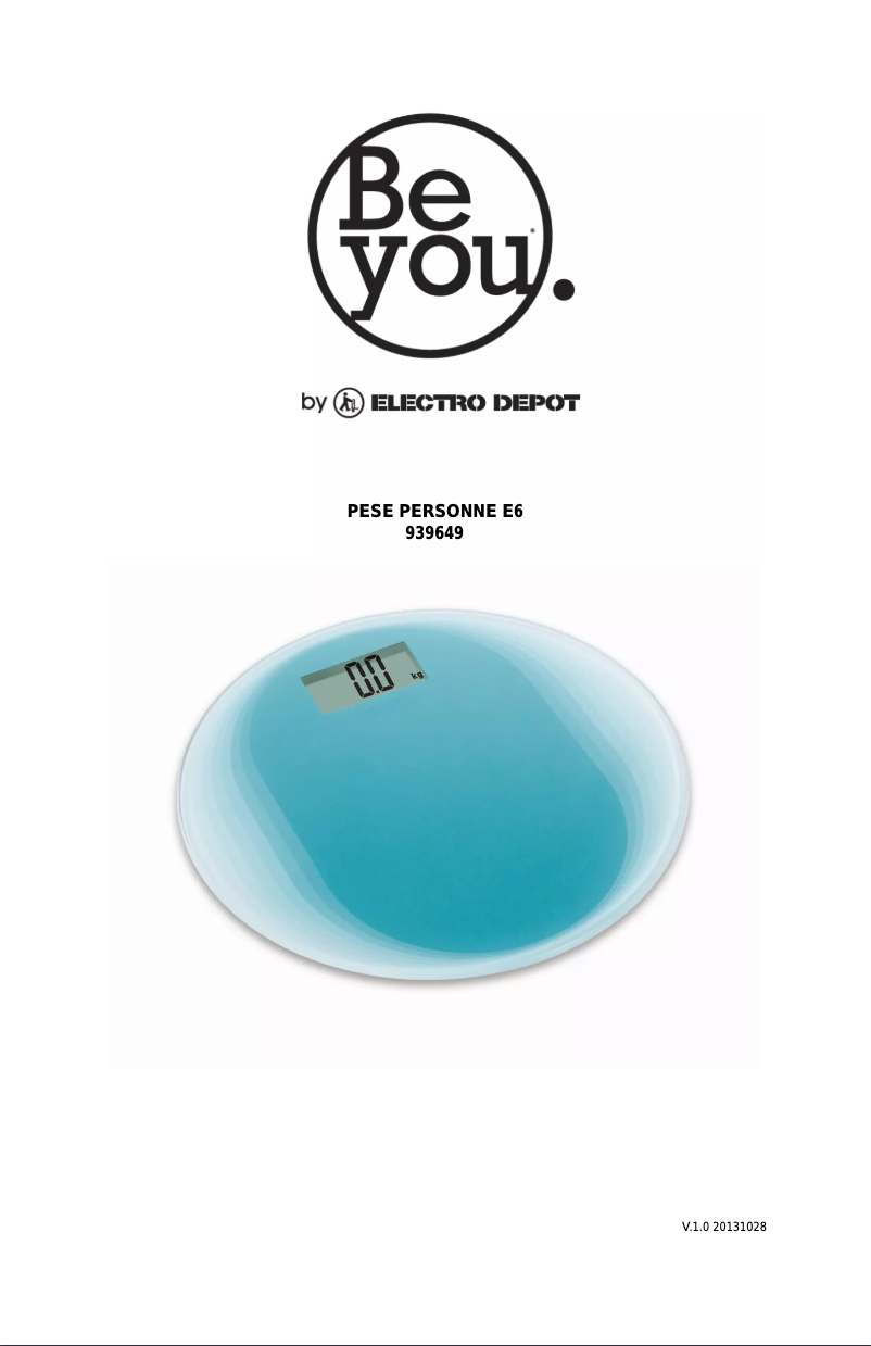 Page 1 of the manual User Manual BeYou E6