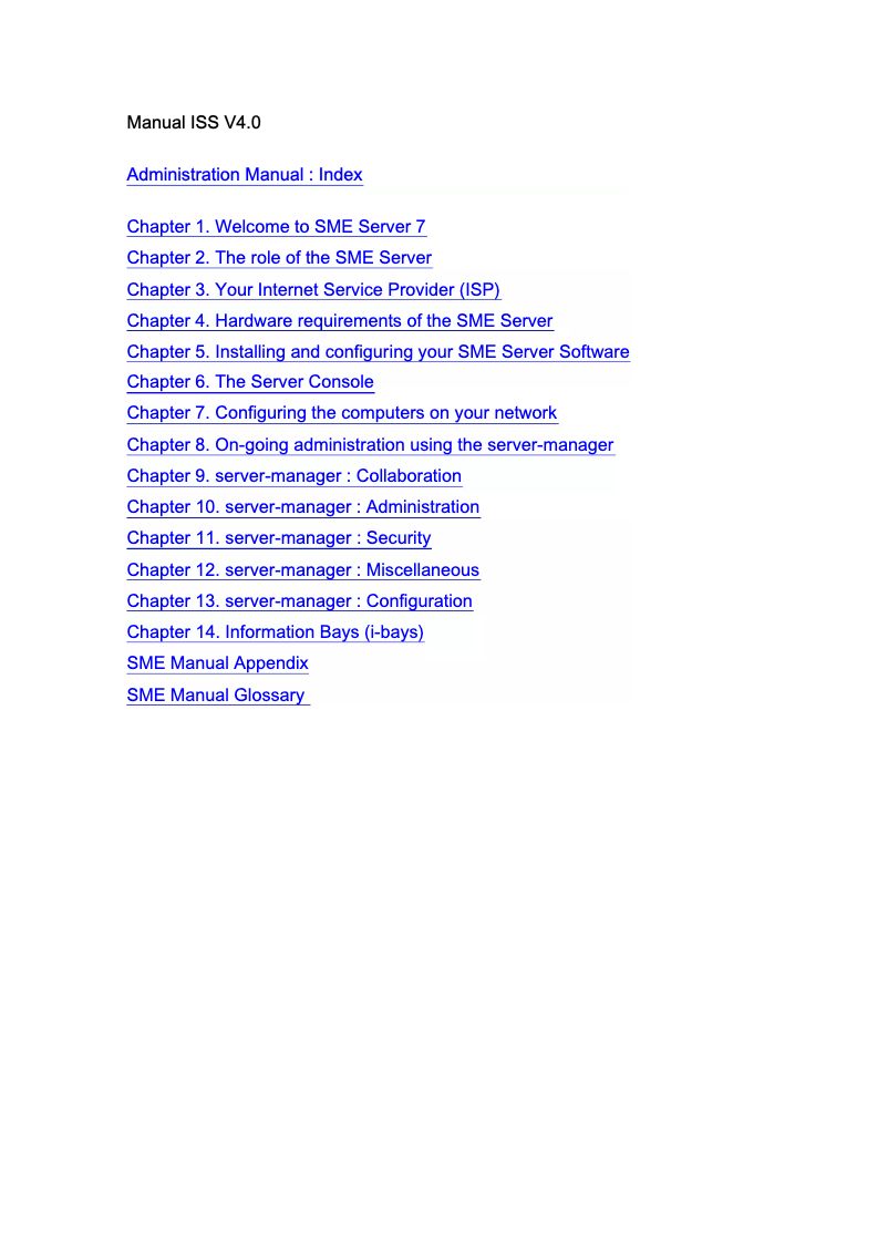 First page image of the manual for ISS2002