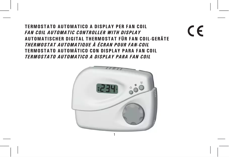 First page image of the manual for TFPF03MC