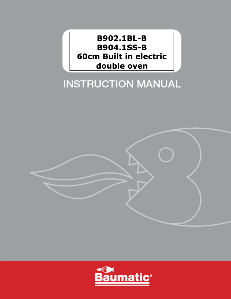 First page image of the manual for B904.1SS-B