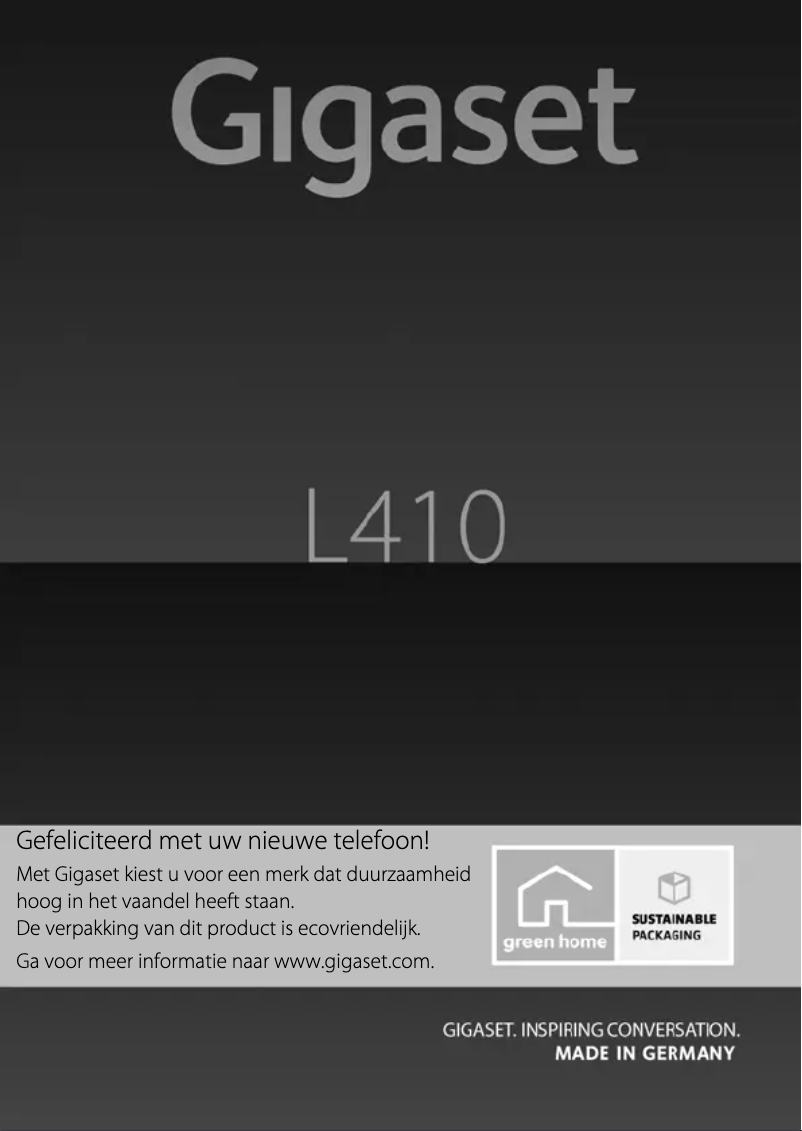 First page image of the manual for L410