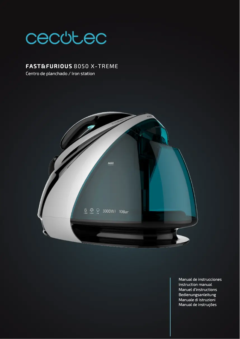 Page 1 de la notice Manuel utilisateur Cecotec Fast&Furious 8050 X-Treme