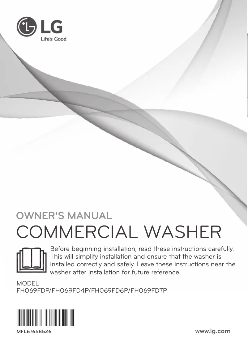 First page image of the manual for FH069FDP