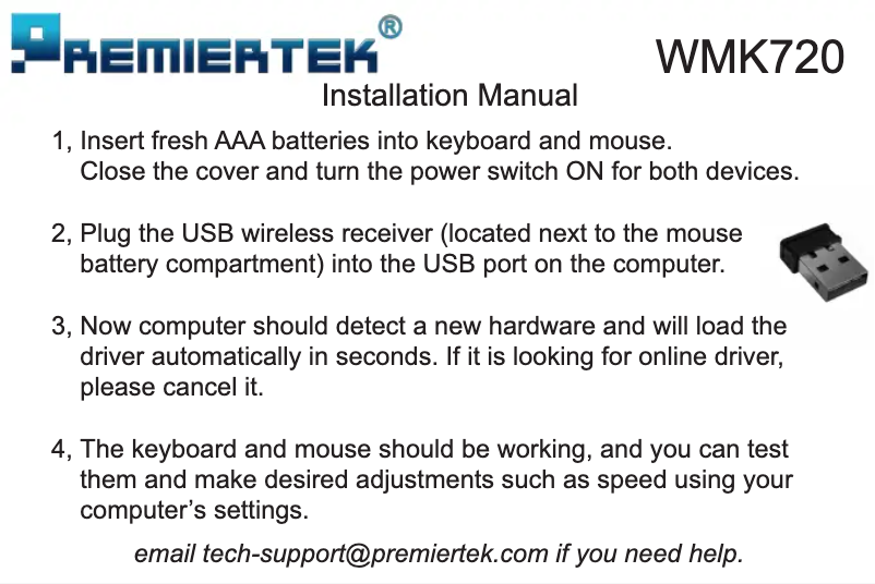 Image de la première page du manuel de l'appareil WMK720