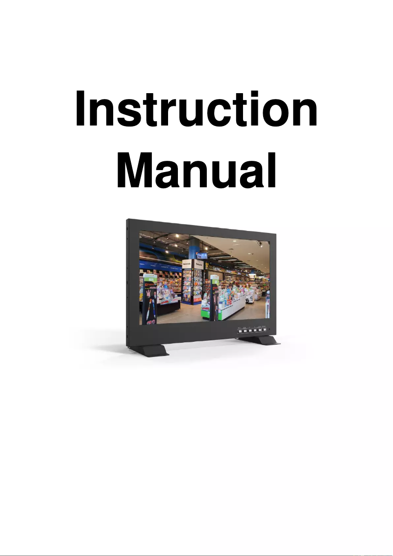 Page 1 of the manual User Manual ViewZ VZ-156LED-HDR