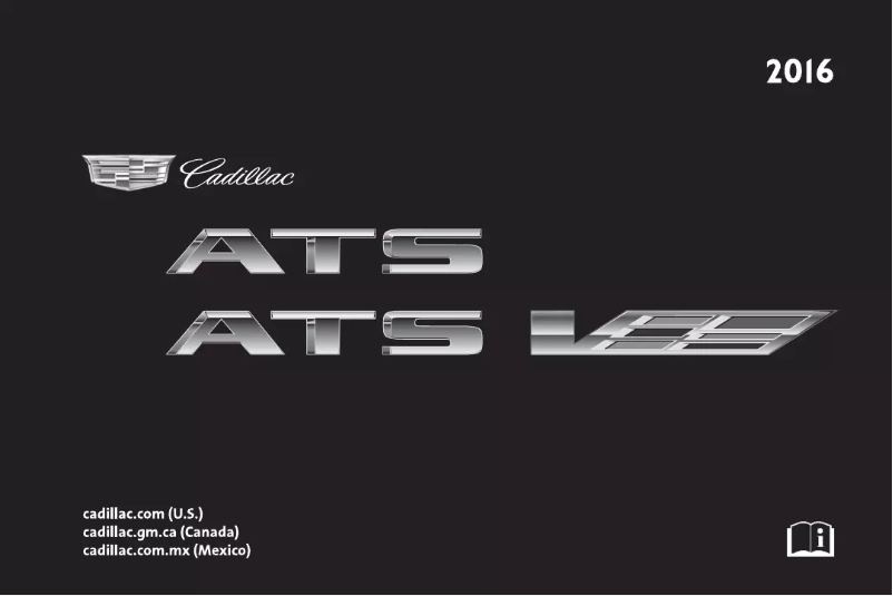 First page image of the manual for ATS-V Sedan (2016)