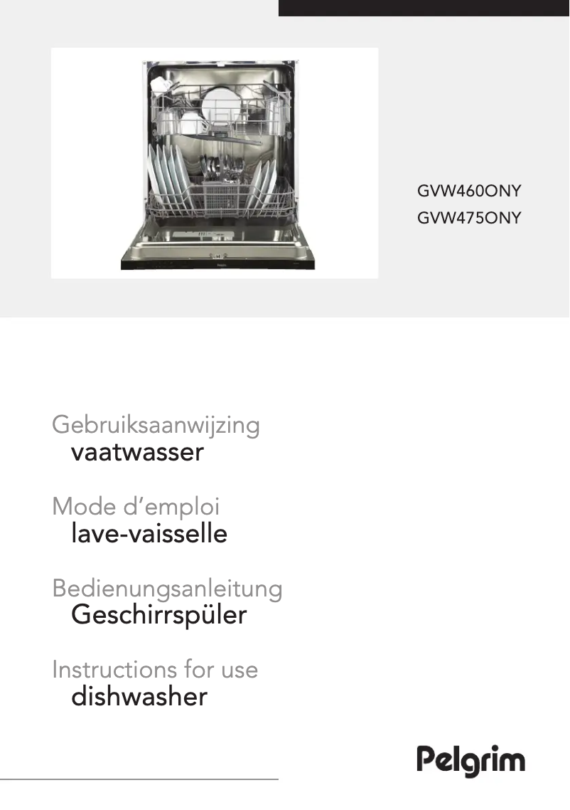 First page image of the manual for GVW460