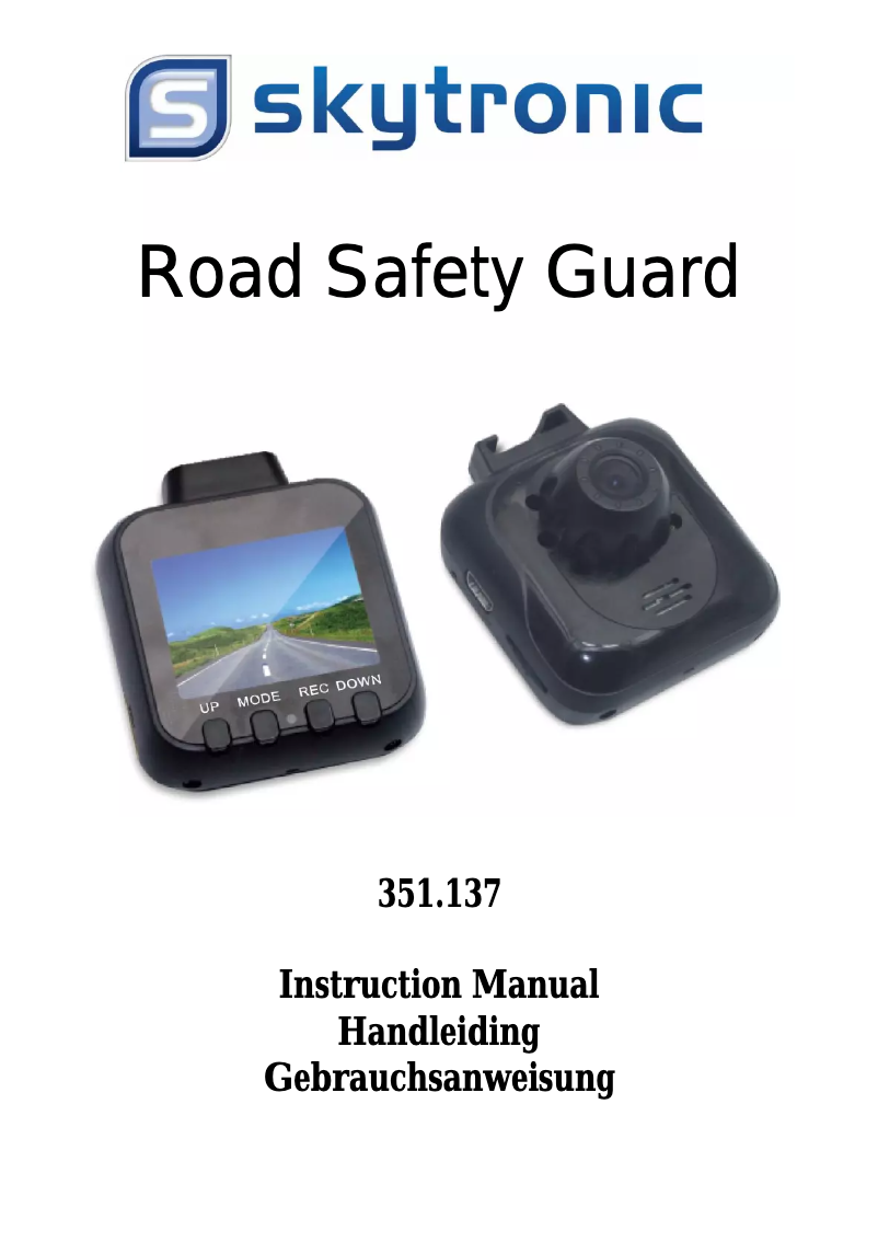 First page image of the manual for 351.137