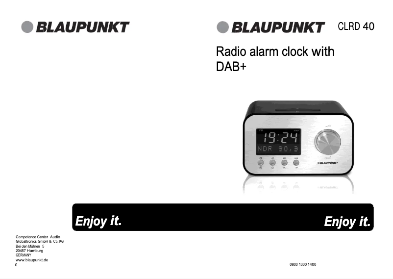 First page image of the manual for CLRD 40