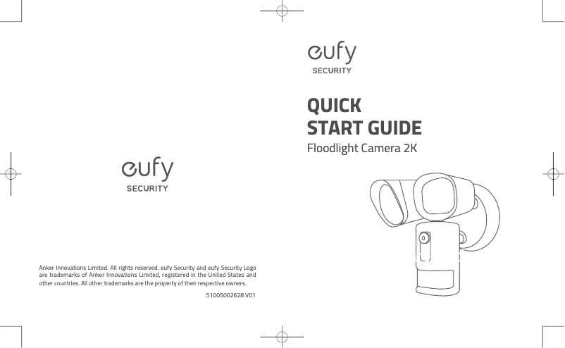 First page image of the manual for Floodlight Camera 2K