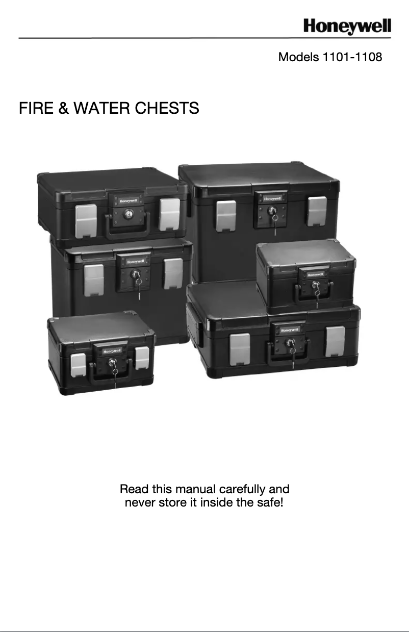 Page 1 of the manual User Manual Honeywell 1101