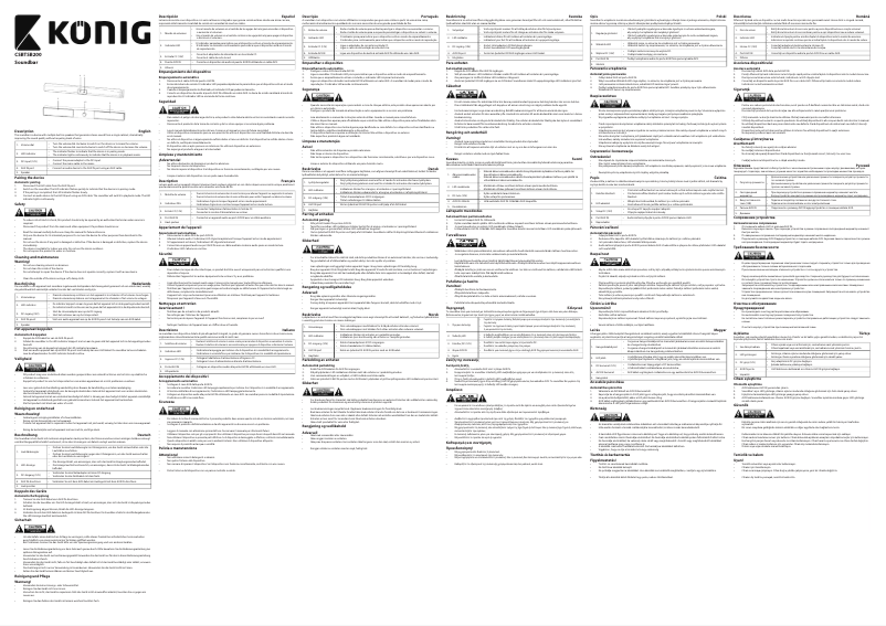 First page image of the manual for CSBTSB200