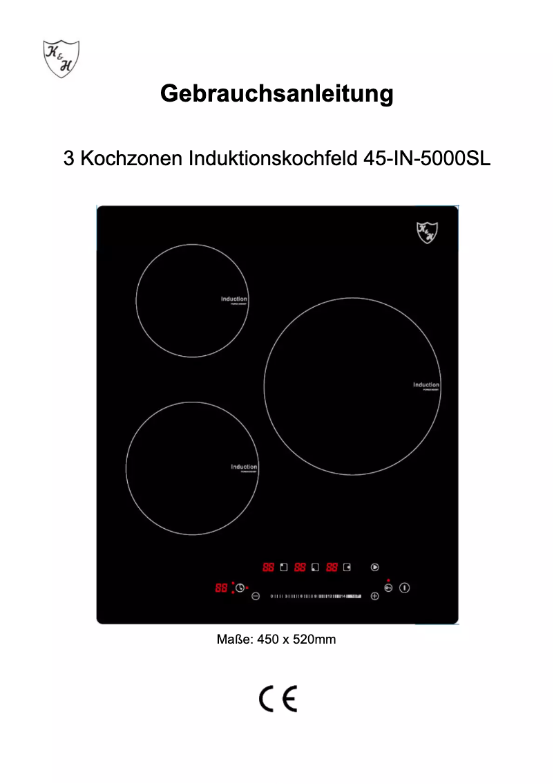 First page image of the manual for 45-IN-5000SL