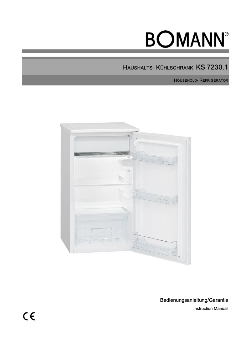 First page image of the manual for KS 7230.1