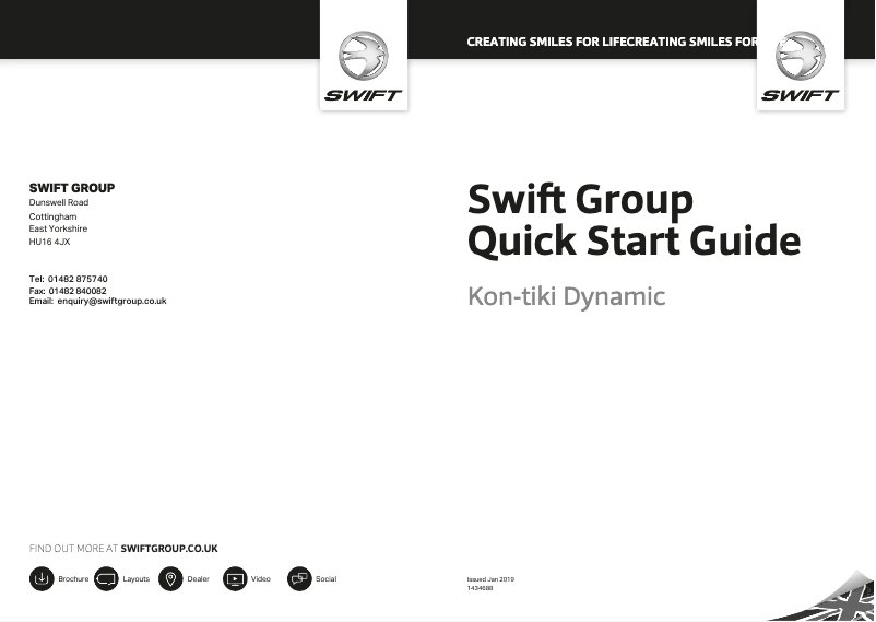 Page 1 of the manual User Manual Swift Kon-Tiki (2019)