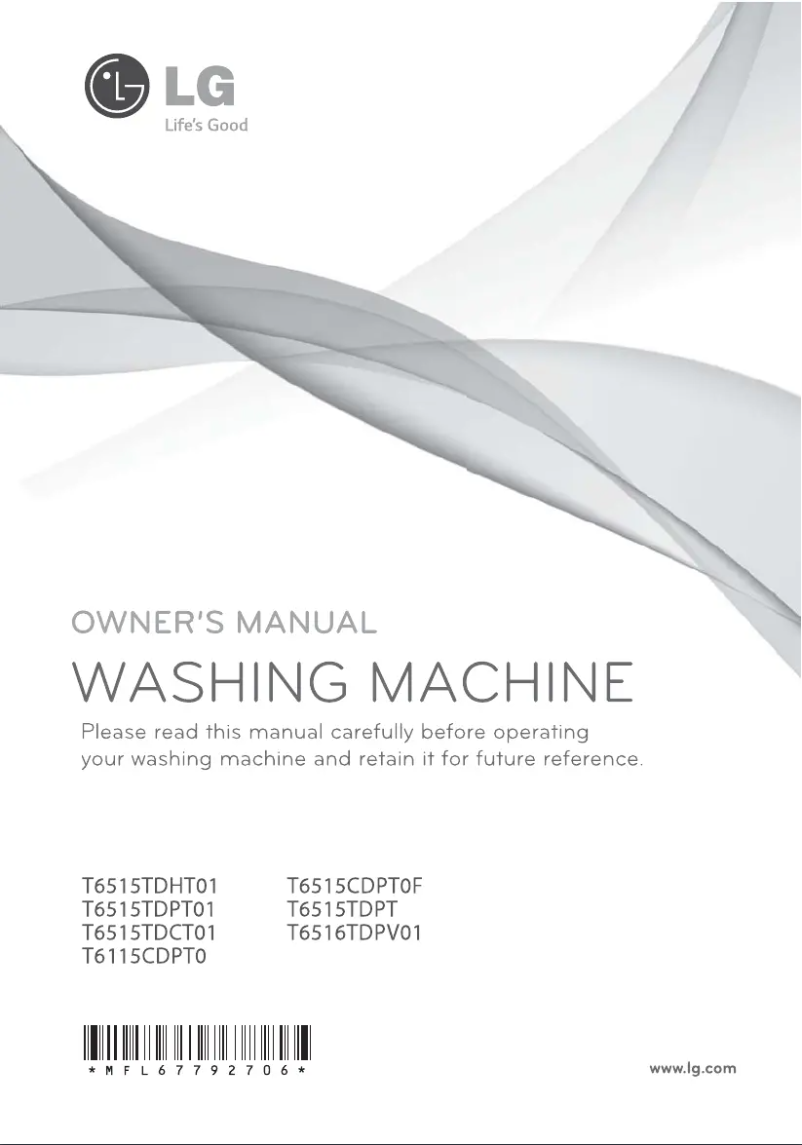 First page image of the manual for T6516TDPV01