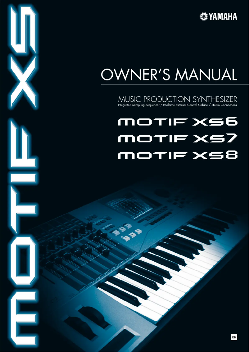 Page 1 of the manual User Manual Yamaha Motif XS7