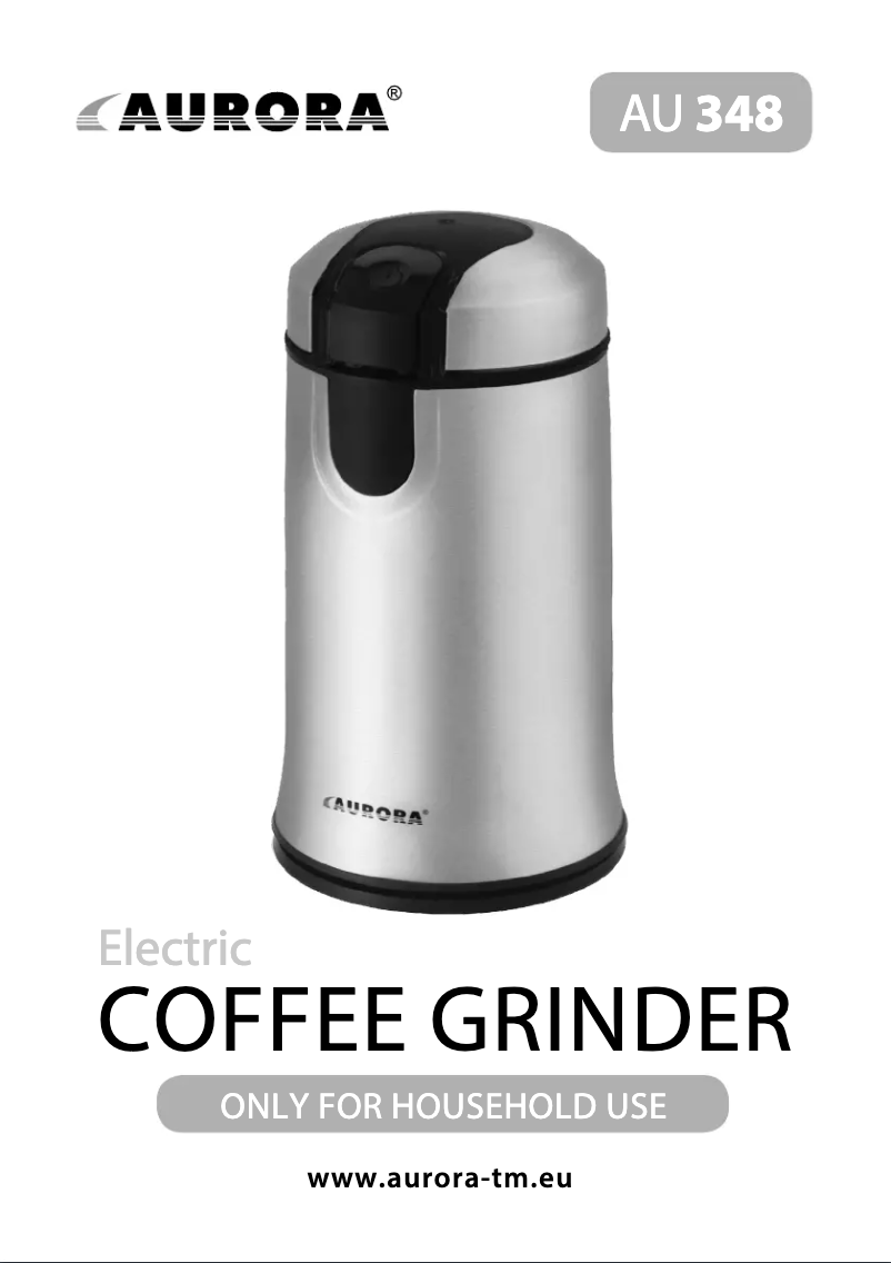 First page image of the manual for AU348