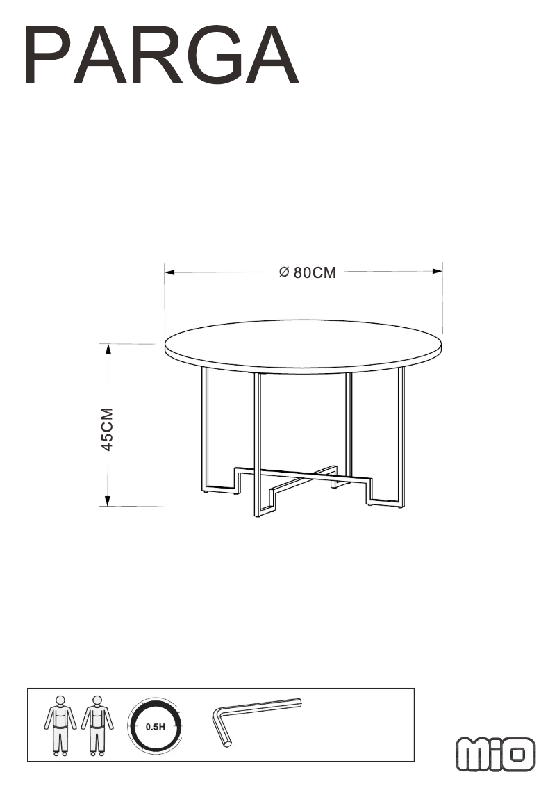 Page 1 of the manual User Manual Mio Parga