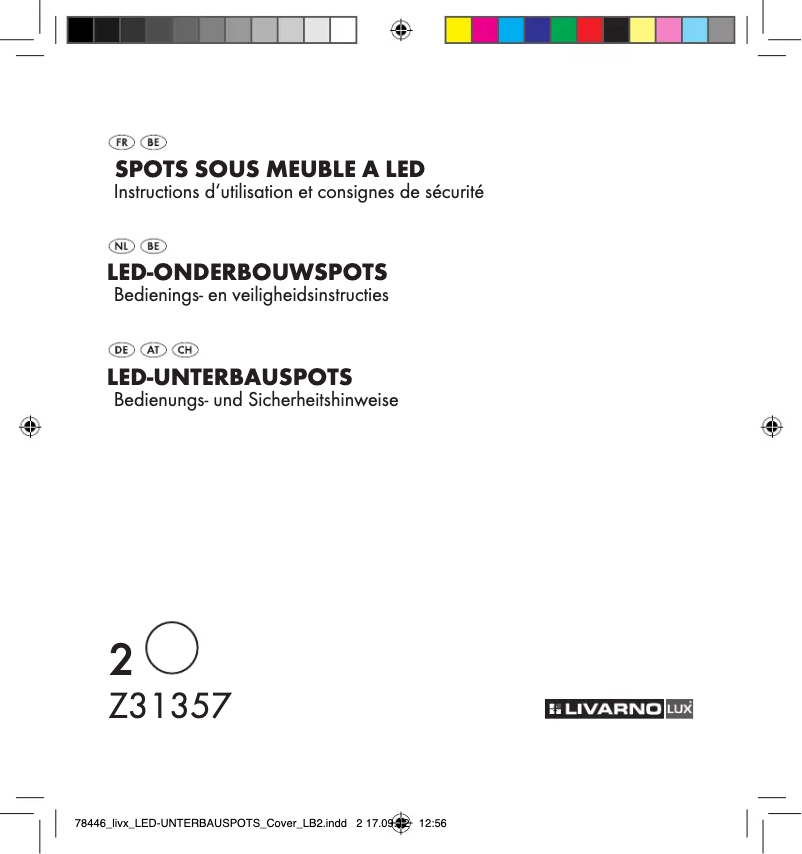 First page image of the manual for Z31357