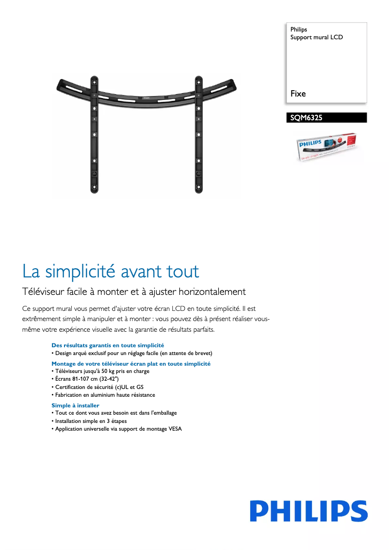 Image de la première page du manuel de l'appareil SQM6325