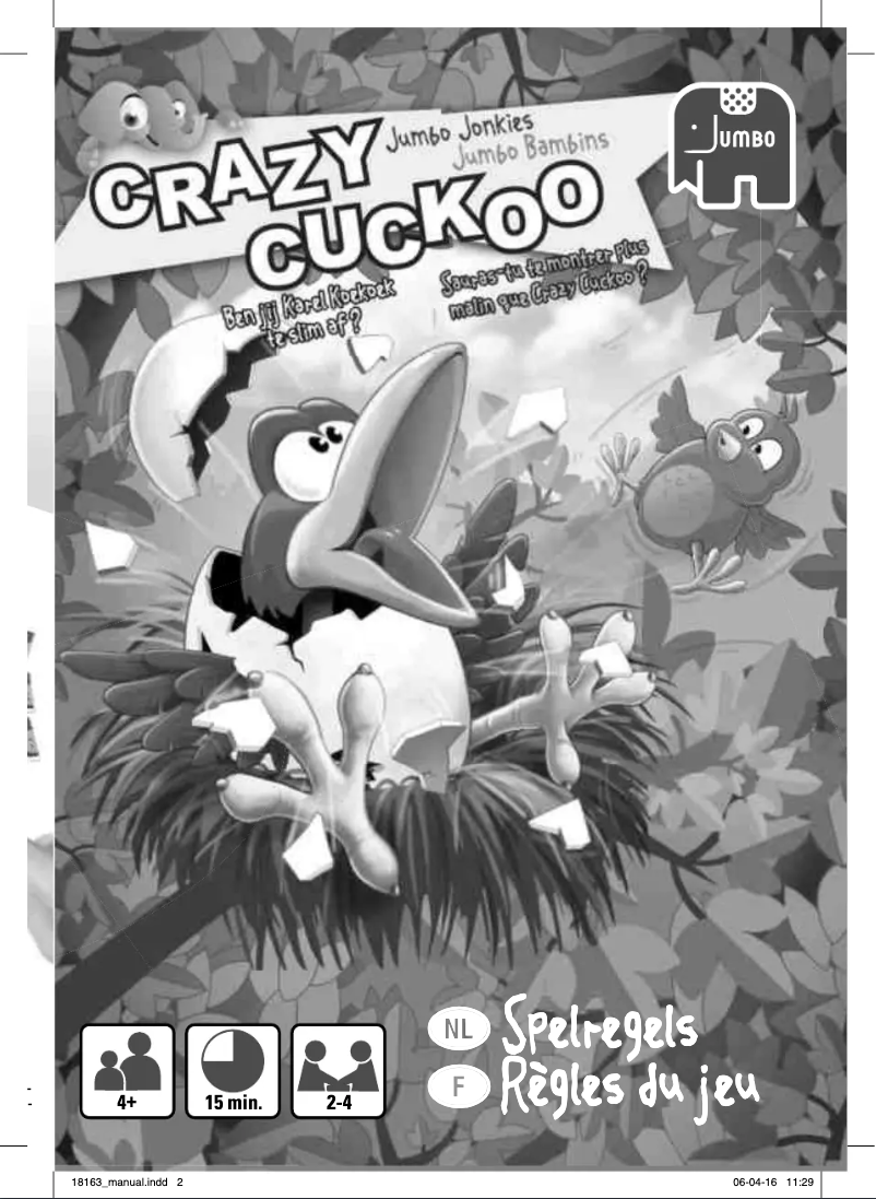 Page 1 of the manual User Manual Jumbo Jonkies Crazy Cuckoo