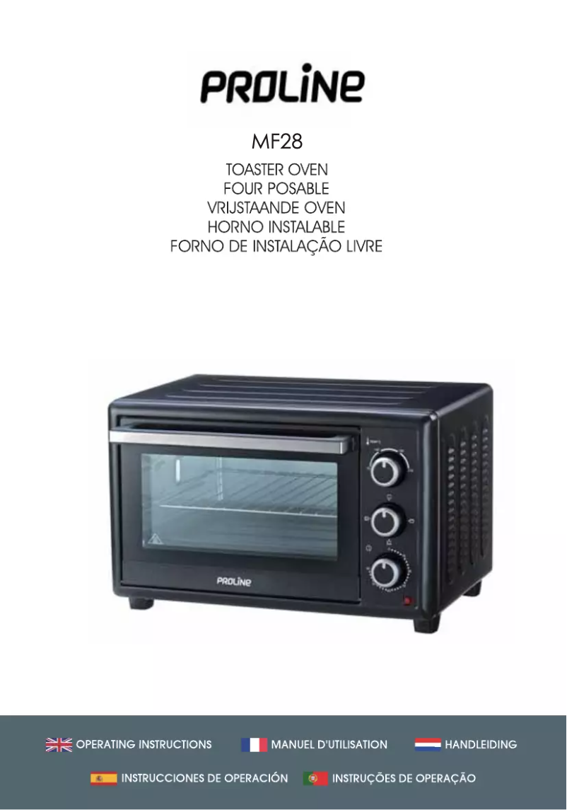 Page 1 of the manual User Manual Proline MF28